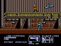 une photo d'Ã©cran de Robocop sur Nintendo Nes